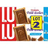 Lu Biscuit Petit Ecolier Chocolat au Lait, 2x150g