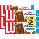Lu Biscuit Petit Ecolier Chocolat au Lait, Lot de 2x2x150g