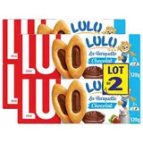 Lu Biscuit Génoise Barquette de Lulu Chocolat, Lot de 2 - 2x120g
