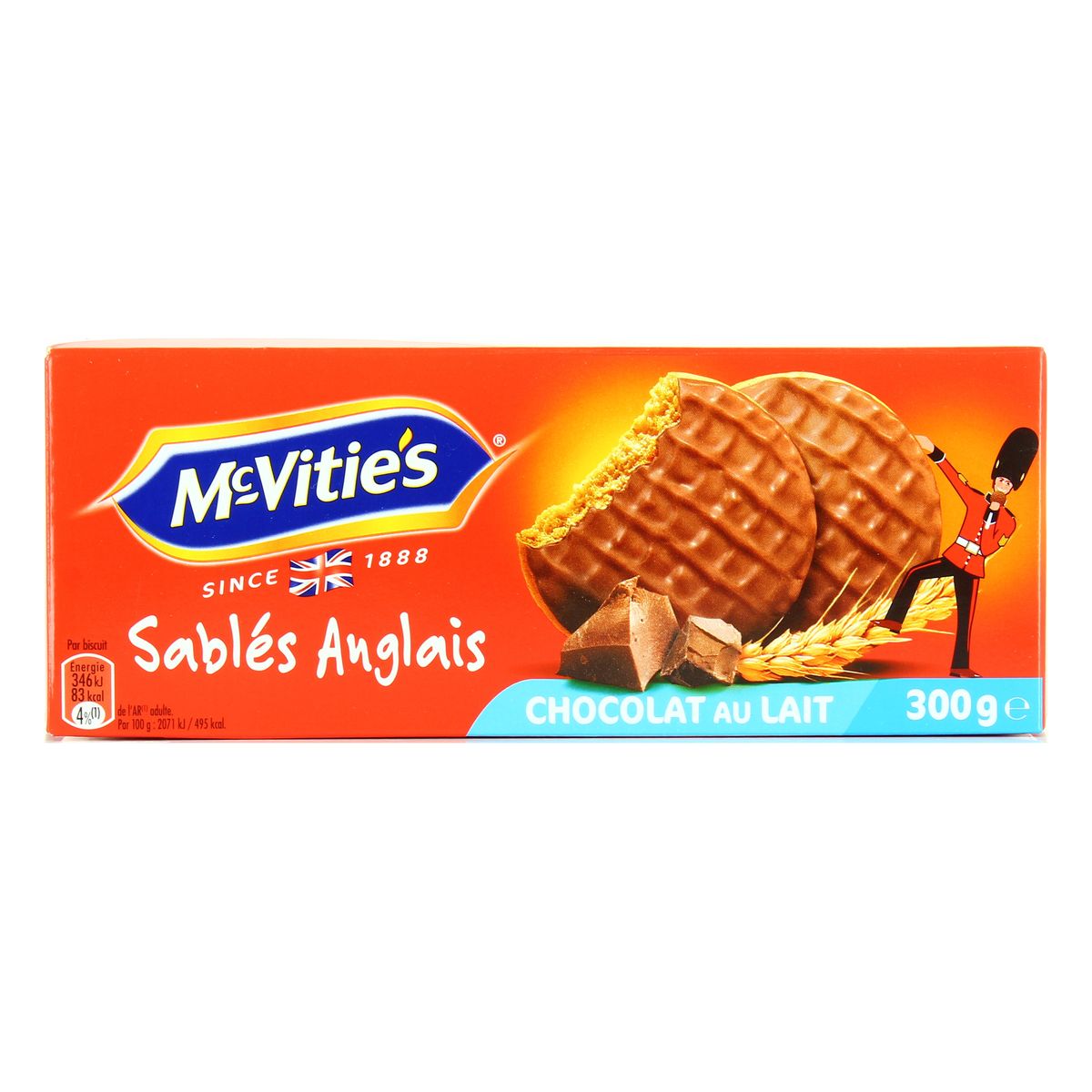 Mc Vitie's Sablés anglais chocolat au lait, 300g