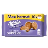 Milka Biscuits gaufrettes enrobés au chocolat au lait, 10 biscuits - 300g