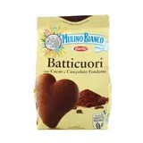 Mulino Bianco Batticuori Biscuits au chocolat en forme de coeur, 330g