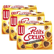 Petits Coeurs Chocolat, Lot de 3x125g