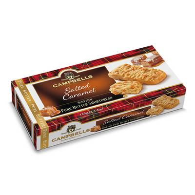 Campbell's Shortbread - Salted Caramel - Sablé pur beurre au caramel salé, 125g