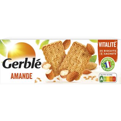Gerblé Vitalité 25 Biscuits Saveur Amande, 210g