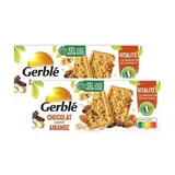 Gerblé Vitalité 16 Biscuits Chocolat Amande -43% de sucres en moins, Lot de 2x200g