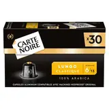 Carte Noire Café Capsules Nespresso Lungo Classique n°6, 30 capsules