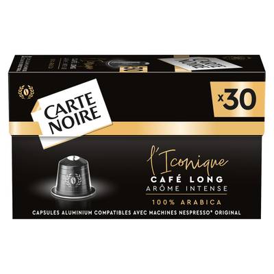 Carte Noire Café capsules nespresso arabica 168G, 30 capsules