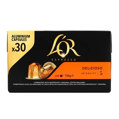 L'or Espresso Café Delizioso N°5 Compatible Nespresso, 30 capsules