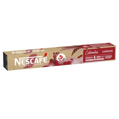 Nescafé Farmers Origins  Café Capsule Origine Colombie intensité 6, 10 capsules