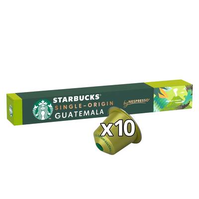 Starbucks by Nespresso Café Capsules Guatemala Intensité 5 Compatible Nespresso, 10 capsules