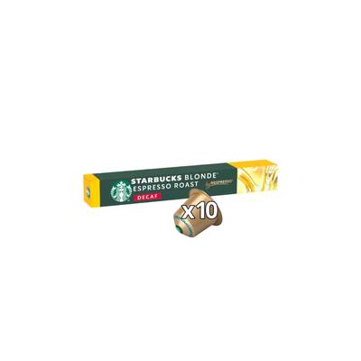 Starbucks by Nespresso Café décaféine blond, 10 capsules