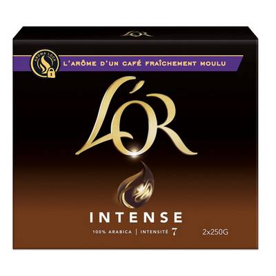 L'or Café Moulu Intense, 2x250g