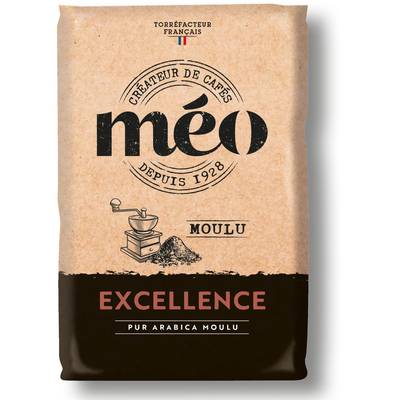 Méo Café moulu pur arabica Excellence, 500g