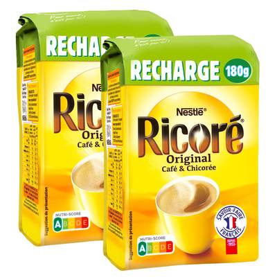 Nestlé Ricoré Recharge eco-pack, Lot de 2x180g