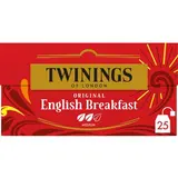 Twinings Thé original English Breakfast, 25 sachets
