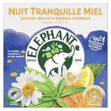 Elephant Infusion Nuit Tranquille Miel, 20 sachets