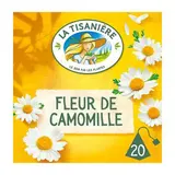 La Tisanière Infusion fleur de camomille, 20 sachets