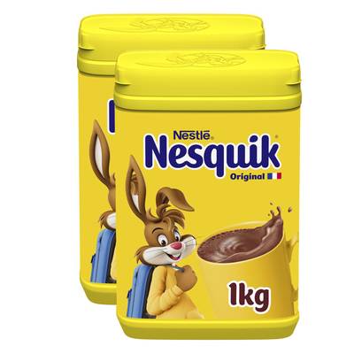 Nesquik Chocolat en Poudre Nesquik, Lot de 2x1 kg