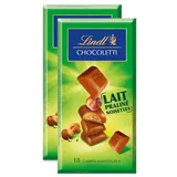 Lindt Chocoletti lait praliné noisettes, Lot de 2x100g