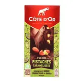 Côte d'Or Chocolat noir aux pistaches caramélisées, 180g