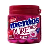 Mentos Chewing gum pure fresh cerise sans sucre, 50 dragées