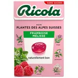 Ricola Bonbons framboise mélisse sans sucres, 50g