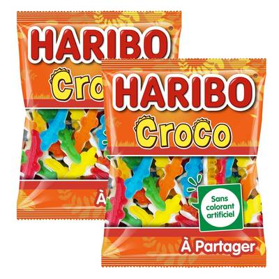 Haribo Bonbon Croco, Lot de 2x280g
