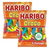 Haribo Bonbon Croco, Lot de 2x280g