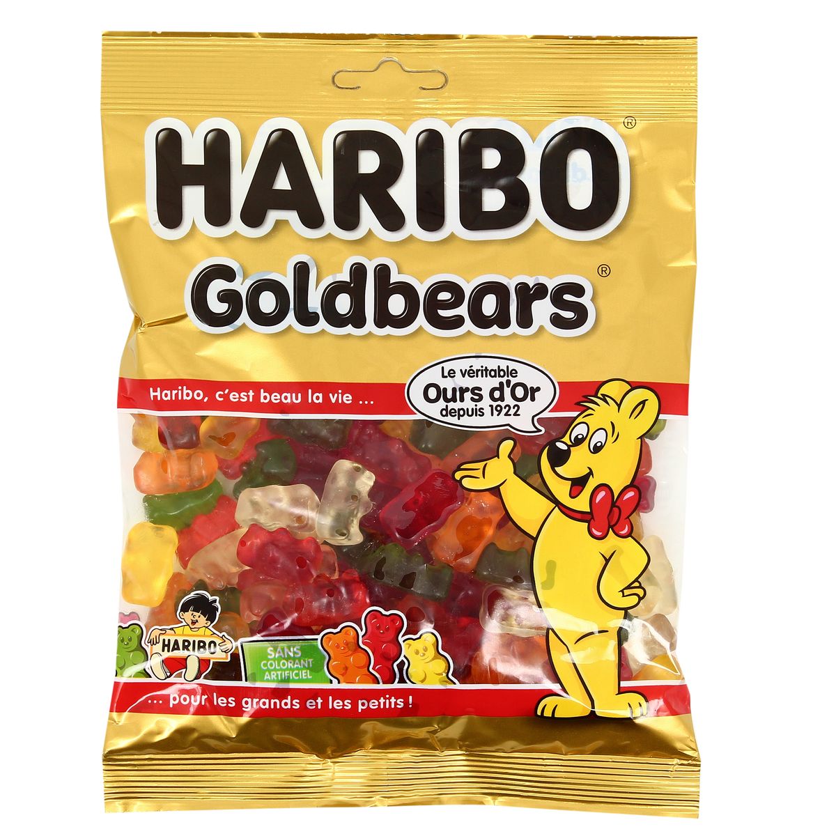 Haribo Bonbons l'ours d'or, 300g