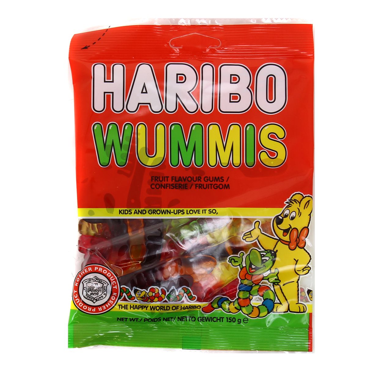 Haribo Wummis, Confiserie saveur fruit, 150g