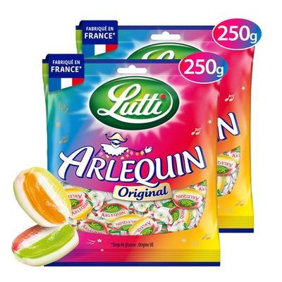Lutti Arlequin, Lot de 2x250g