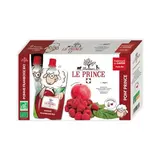 Thomas Le Prince Compote gourdes pomme framboise bio, 8 gourdes de 100g
