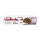 Gerlinéa 3 Coupelles crème saveur chocolat -37% de sucres en moins, 3x200g