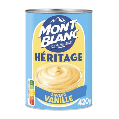 Mont Blanc Crème dessert Héritage saveur vanille, 420g