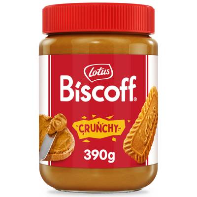 Lotus Speculoos à tartiner Biscoff crunchy, 390g