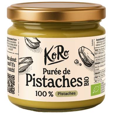 Koro Pâte à tartiner Crème de pistache vegan, 180g