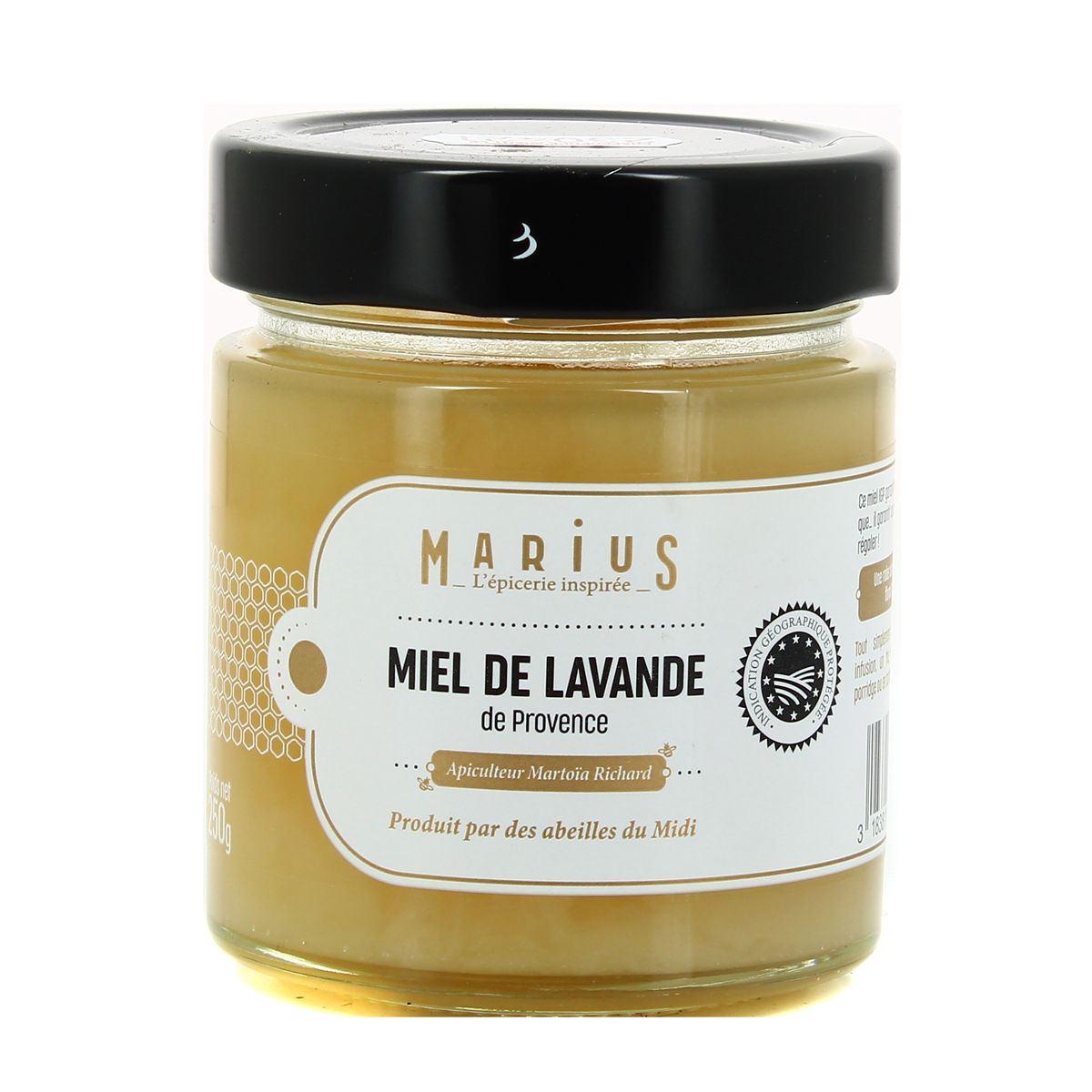 Marius, L'Épicerie Inspirée Miel de Lavande Provence IGP, 250g