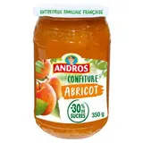 Andros Confiture allégée d'abricot, 350g