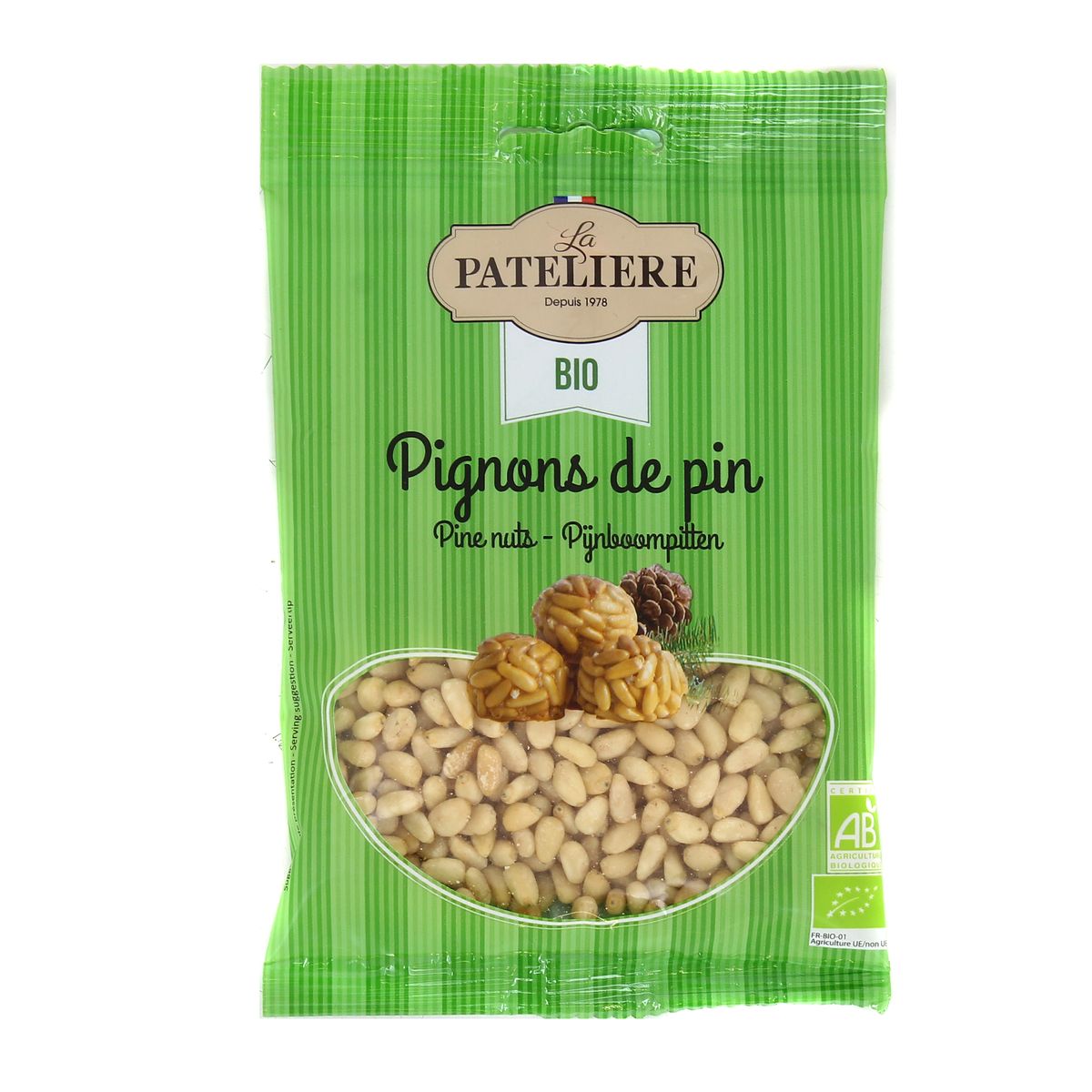 La Patelière Pignons de pin bio, 50g