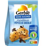 Gerblé Sans Sucres 7 Moelleux aux pépites de chocolat sans sucres, 196g