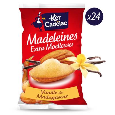 Ker Cadélac Madeleines Moelleuse à la Vanille de Madagascar, 600g