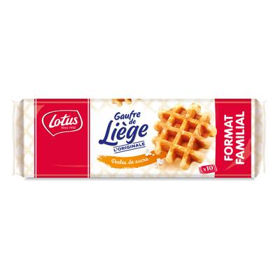 Lotus Gaufre de Liège Format Familial, 450g