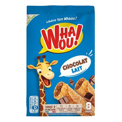Whaou Crêpes Chocolat au Lait, 256g