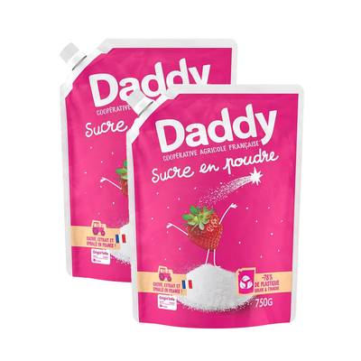 Daddy Sucre en Poudre, Lot de 2x750g