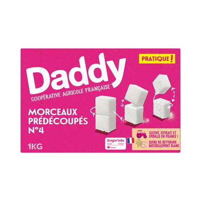 Daddy Sucre en morceax prédécoupés n°4, 1kg