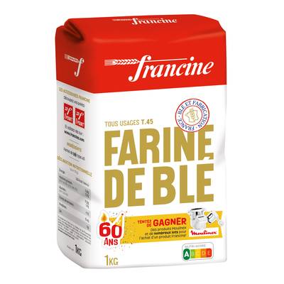 Francine Farine de blé, type 45, 1kg