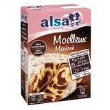 Alsa Préparation pour gâteau moelleux marbré, 435g