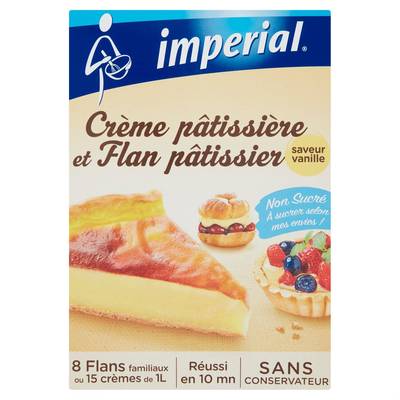 Imperial Préparation dessert crème pâtissière/flan pâtissier, 800g