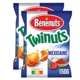 Benenuts Twinuts saveur Mexicaine, Lot de 2x150g